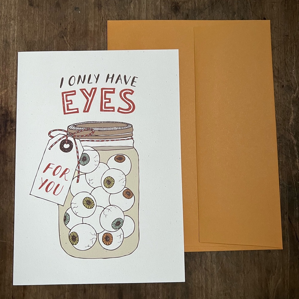 💌BUNDLE FOR DISCOUNTS💌 Wit & Whistle Greeting Card “I Only Have Eyes for You”